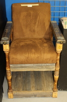Barn-wood Chair with stool