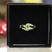  Elegant 10kt Yellow Gold Ring with Stunning Green Gemstone