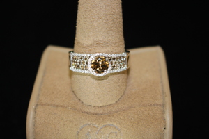  Stunning Chocolate Diamond Ring 