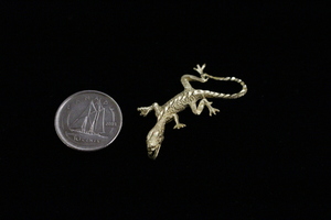  Gold 14kt 1.89g Yellow Lizard Pendant