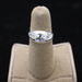  Light Blue Oval Stone Band