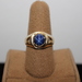  Star Sapphire Gold Ring