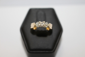 Diamond Cluster 14kt Gold Ring