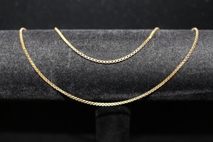  10kt Gold Box Link Chain