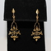  Custom 14kt Gold Dangling Leaf Earrings