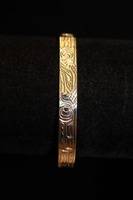  Sterling Silver Native Art Bangle Bracelet
